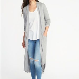 Old navy cream colored duster